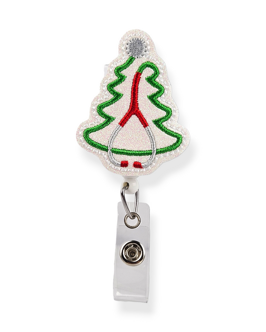 Christmas Tree Stethoscope Badge Pal