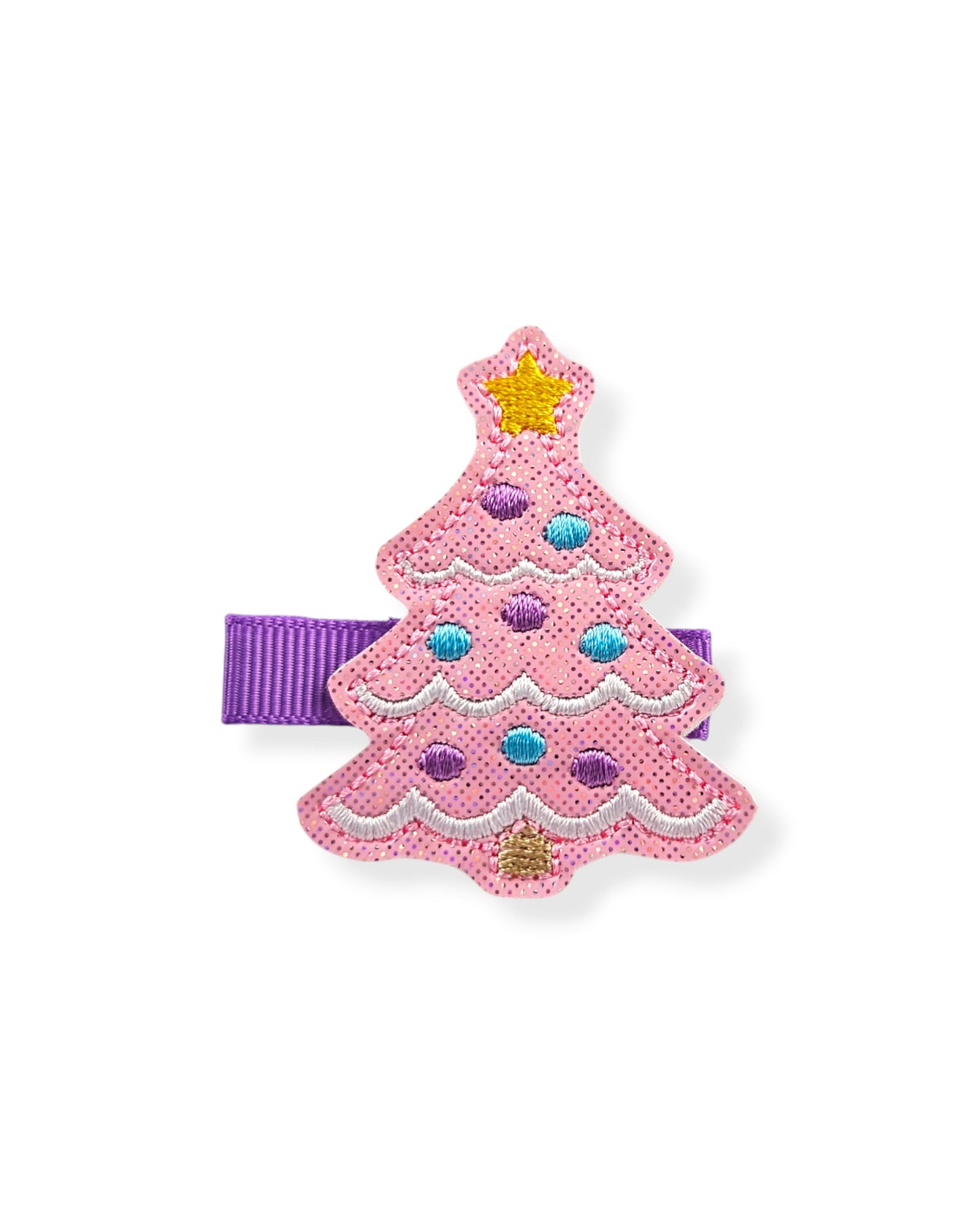 Christmas Tree Pink Clippie