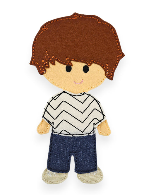 Zigzag Shirt and Jeans - Outfit Only
