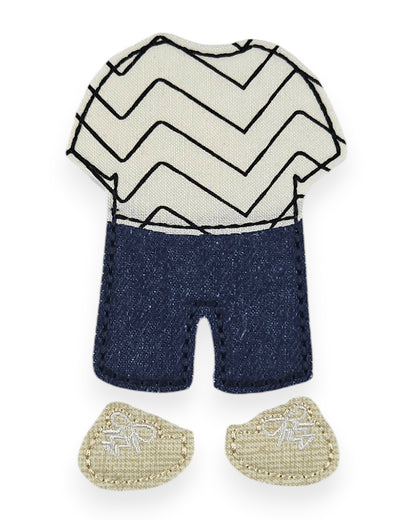Zigzag Shirt and Jeans - Outfit Only