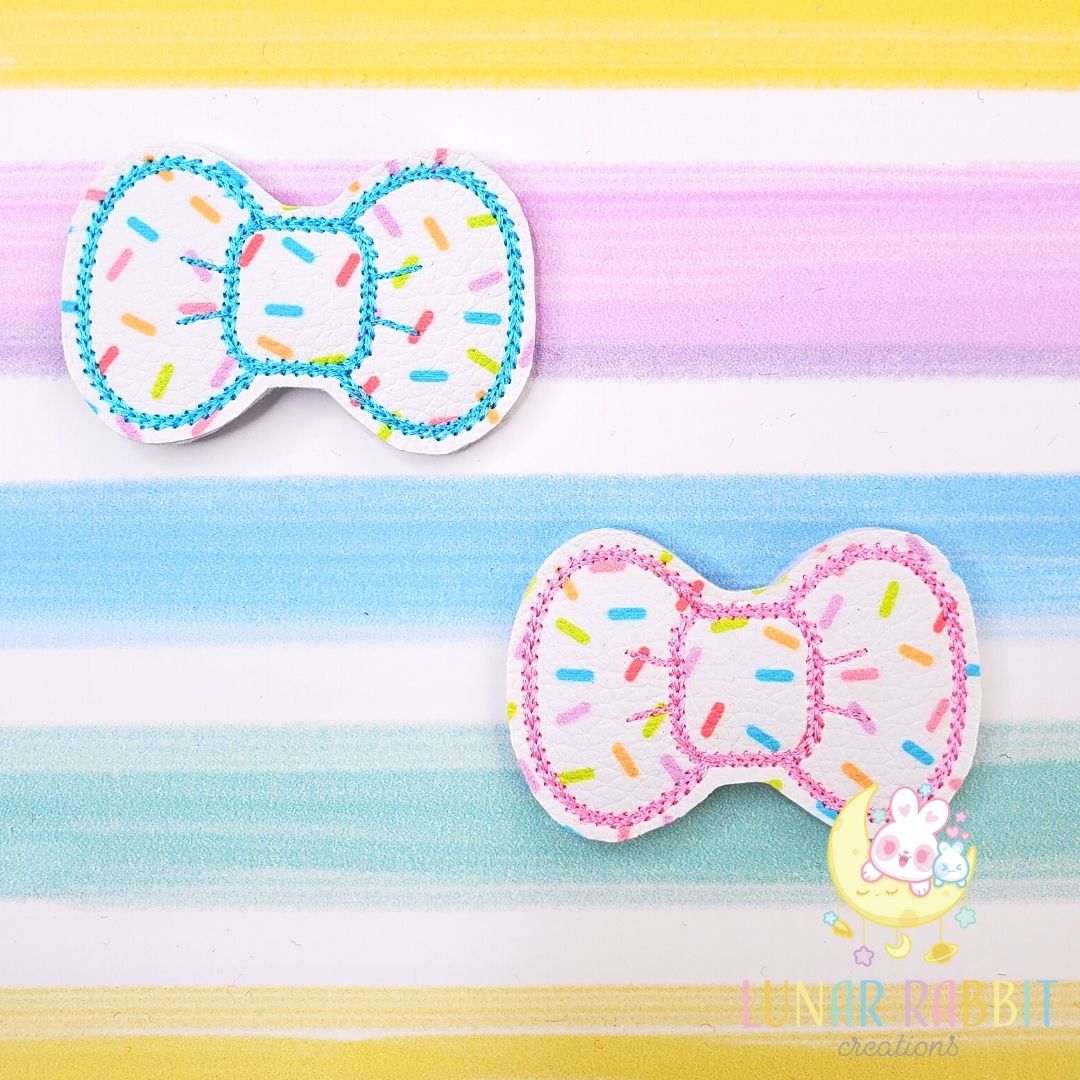 Bow Sprinkles Snap Clips